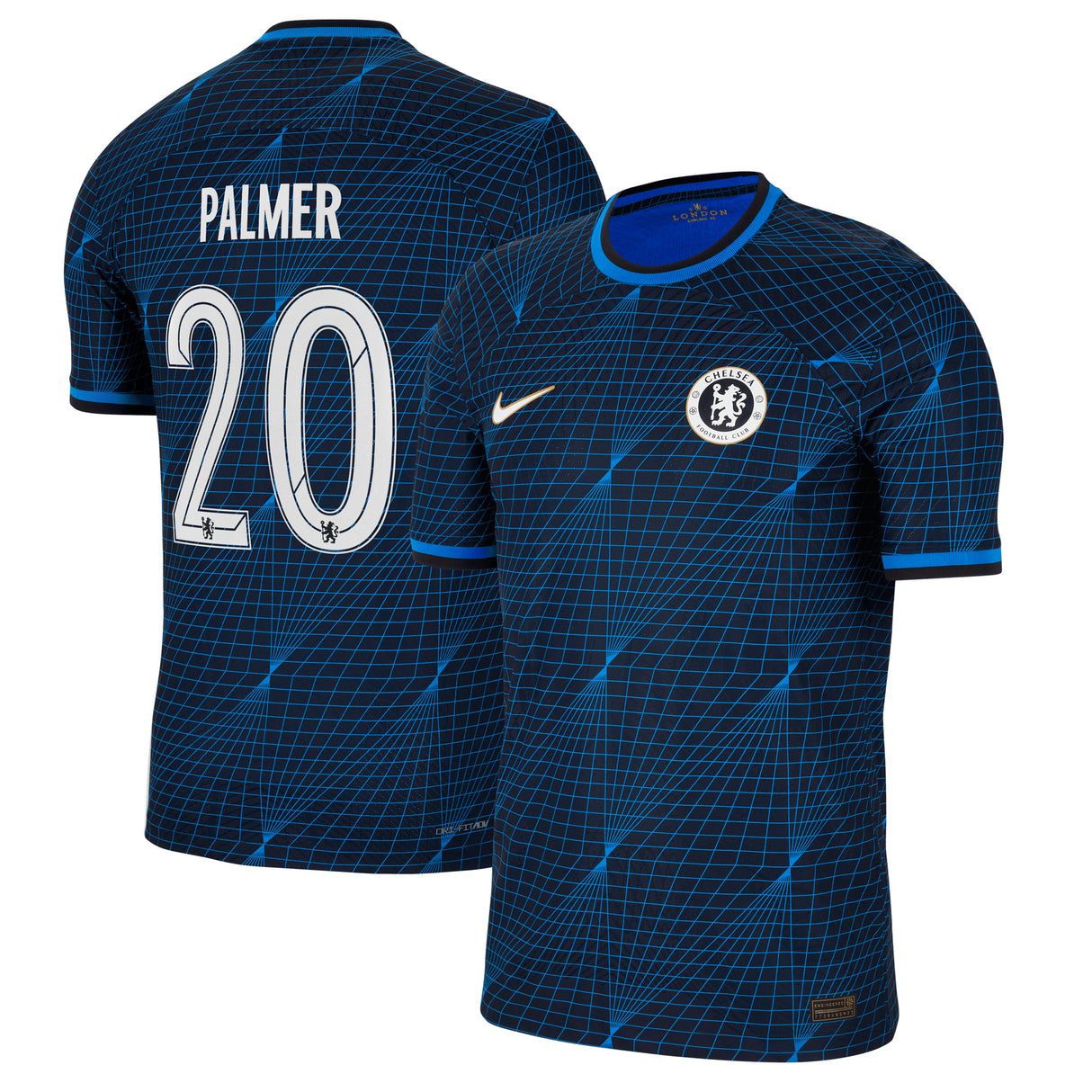 Chelsea Cup Nike Away Vapor Match Shirt 2023-24 -With Palmer 20 Printing - Kit Captain