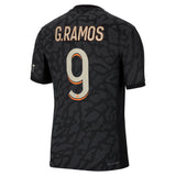 PSG x Jordan Third Dri-FIT ADV Match Shirt 2023-24 with G.Ramos 9 printing - Kit Captain