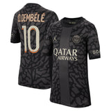 PSG x Jordan Third Stadium Shirt 2023-24 - Kids with O.Dembélé 10 printing - Kit Captain