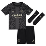 PSG x Jordan Third Stadium Kit 2023-24 - Infant with M.Asensio 11 printing - Kit Captain