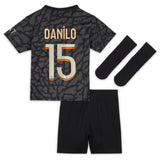 PSG x Jordan Third Stadium Kit 2023-24 - Infant with Danilo 15 printing - Kit Captain