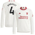 Manchester United EPL Third Shirt 2023-24 - Kids - Long Sleeve with Amrabat 4 printing - Kit Captain