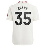 Manchester United EPL Third Shirt 2023-24 - Kids with Evans 35 printing - Kit Captain