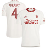 Manchester United Cup Third Shirt 2023-24 with Amrabat 4 printing - Kit Captain