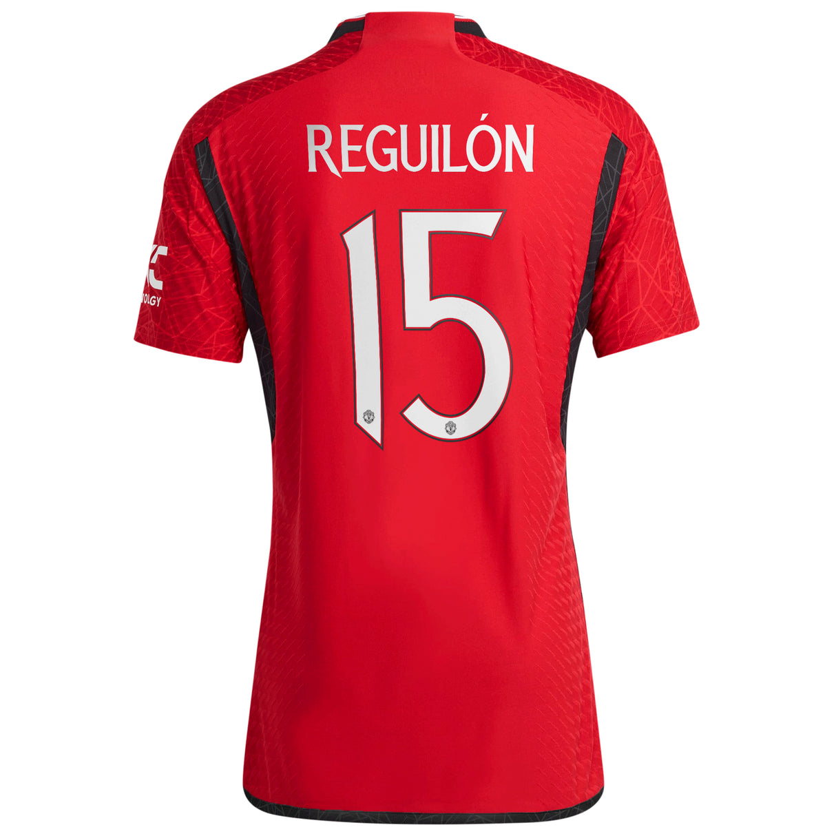 Manchester United Cup Home Authentic Shirt 2023-24 with Reguilón 15 printing - Kit Captain