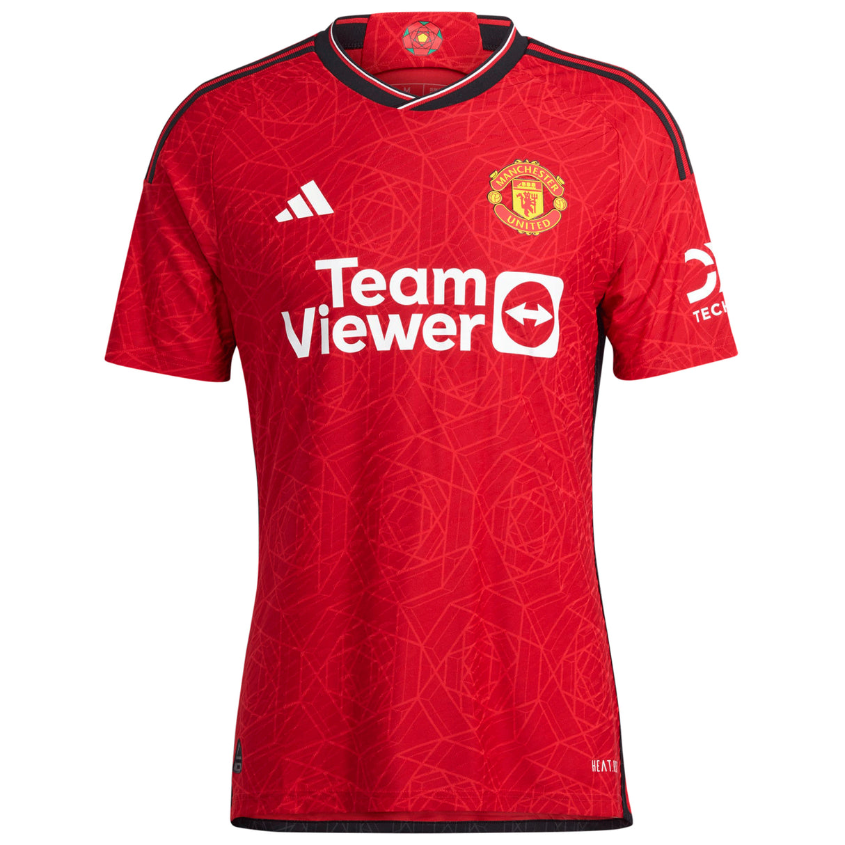 Manchester United Cup Home Authentic Shirt 2023-24 with Evans 35 printing - Kit Captain