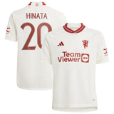 Manchester United Third Shirt 2023-24 - Kids with Hinata 20 printing - Kit Captain