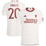 Manchester United Third Shirt 2023-24 with Hinata 20 printing - Kit Captain