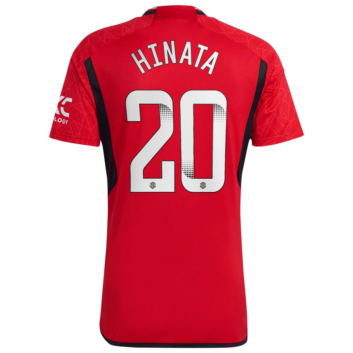 Manchester United WSL Home Shirt 2023-24 with Hinata 20 printing - Kit Captain