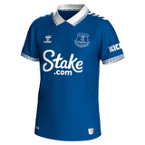 Everton Hummel Home Shirt 2023-24 with Andre Gomes 21 printing - Kit Captain