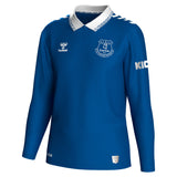 Everton Hummel Home Shirt 2023-24 - Long Sleeve - Kids with Branthwaite 32 printing - Kit Captain