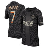 PSG x Jordan Third Stadium Shirt 2023-24 - Kids with Mbappé 7 printing - Kit Captain