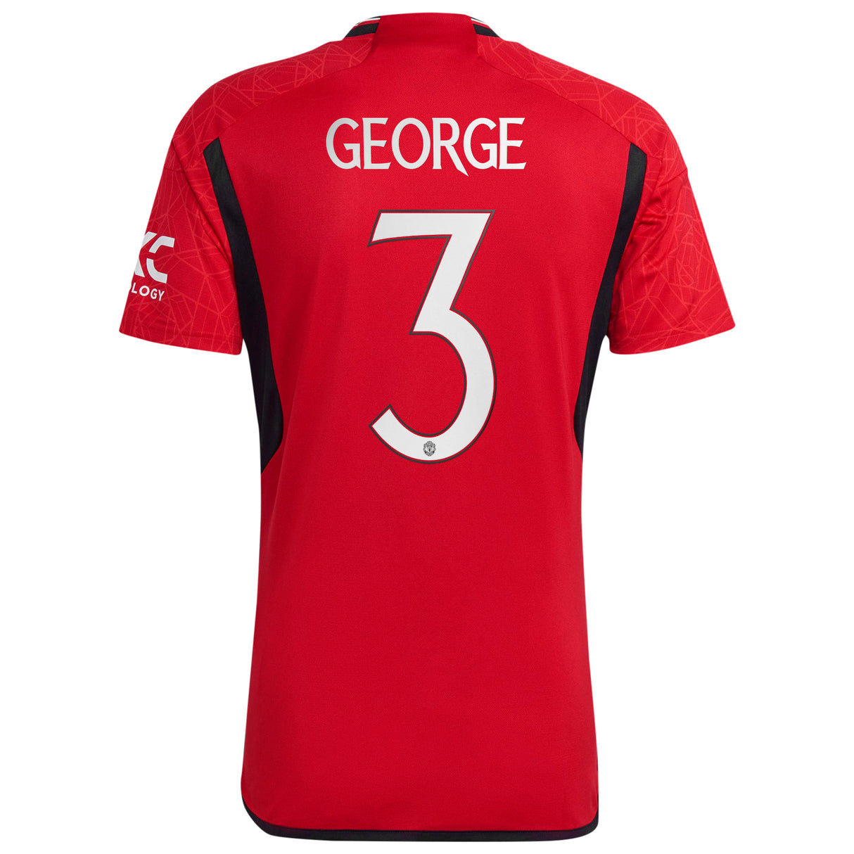 Manchester United Cup adidas Home Shirt 2023-24 - With George 3 Printing - Kit Captain