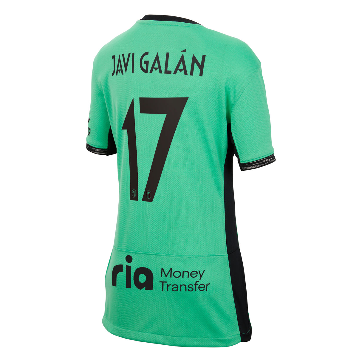 Atlético de Madrid Metropolitano Nike Third Stadium Shirt 2023-24 - Kids with Javi Galán 17 printing - Kit Captain