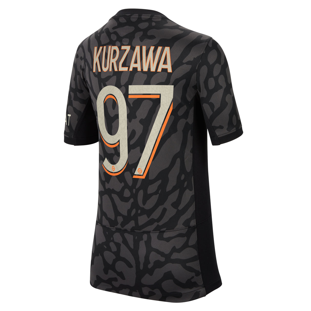 PSG x Jordan Third Stadium Shirt 2023-24 - Kids with Kurzawa 97 printing - Kit Captain