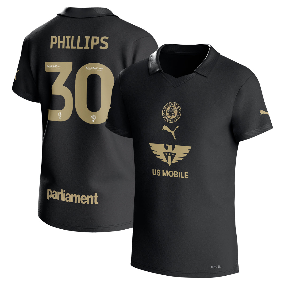 Barnsley Puma Third Shirt 2023-24 - Adam Phillips 30