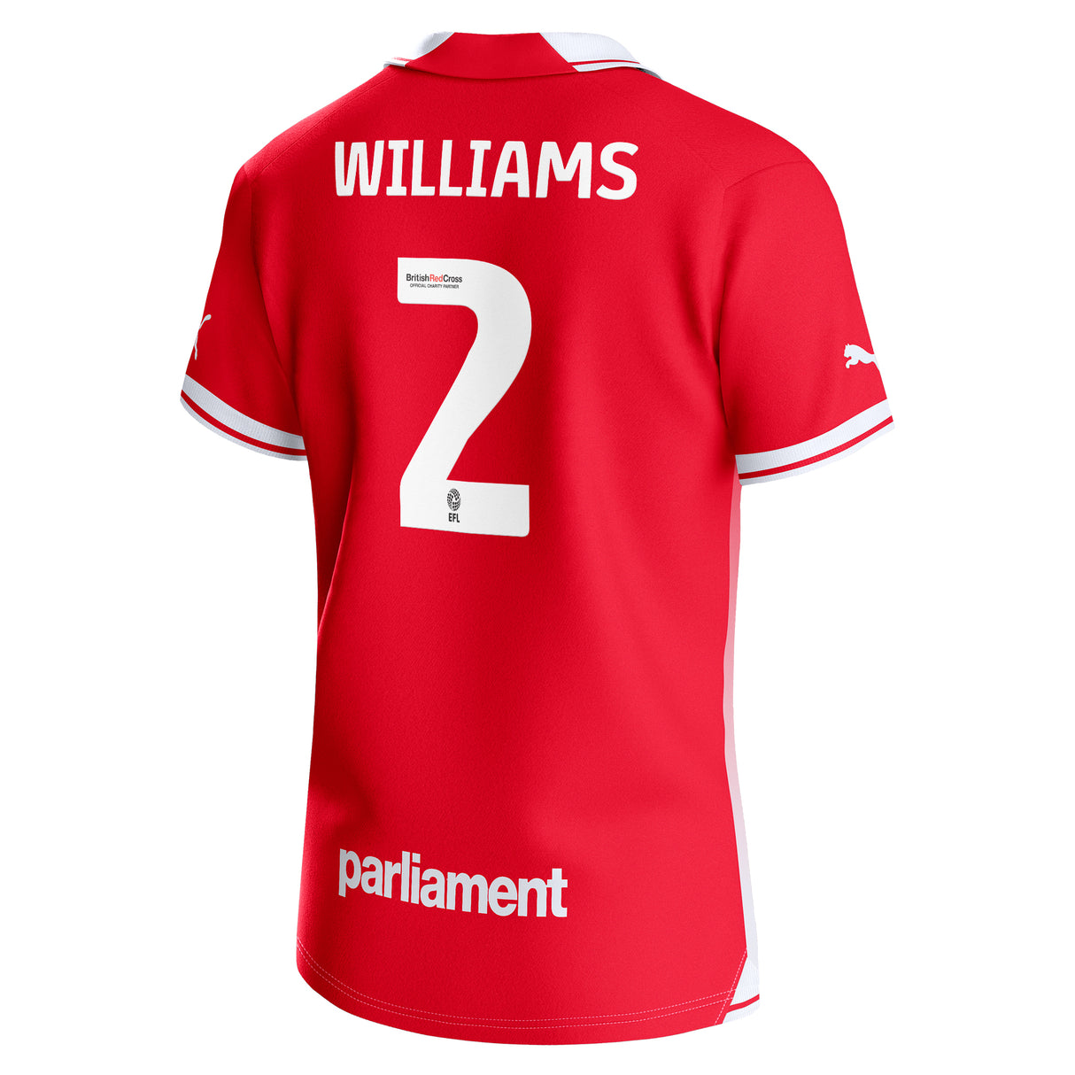 Barnsley Puma Home Shirt 2023-24 - Outsize - Jordan Williams 2