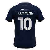 Millwall Errea Home Shirt 2023-24 - Zian FLEMMING 10 - Kit Captain