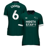 Derby County Umbro Third Shirt 2023-24 - Kids - Eiran Cashin 6 - Kit Captain