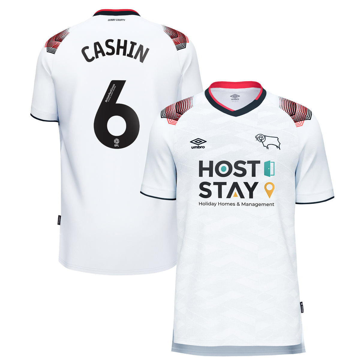 Derby County Umbro Home Shirt 2023-24 - Kids - Eiran Cashin 6