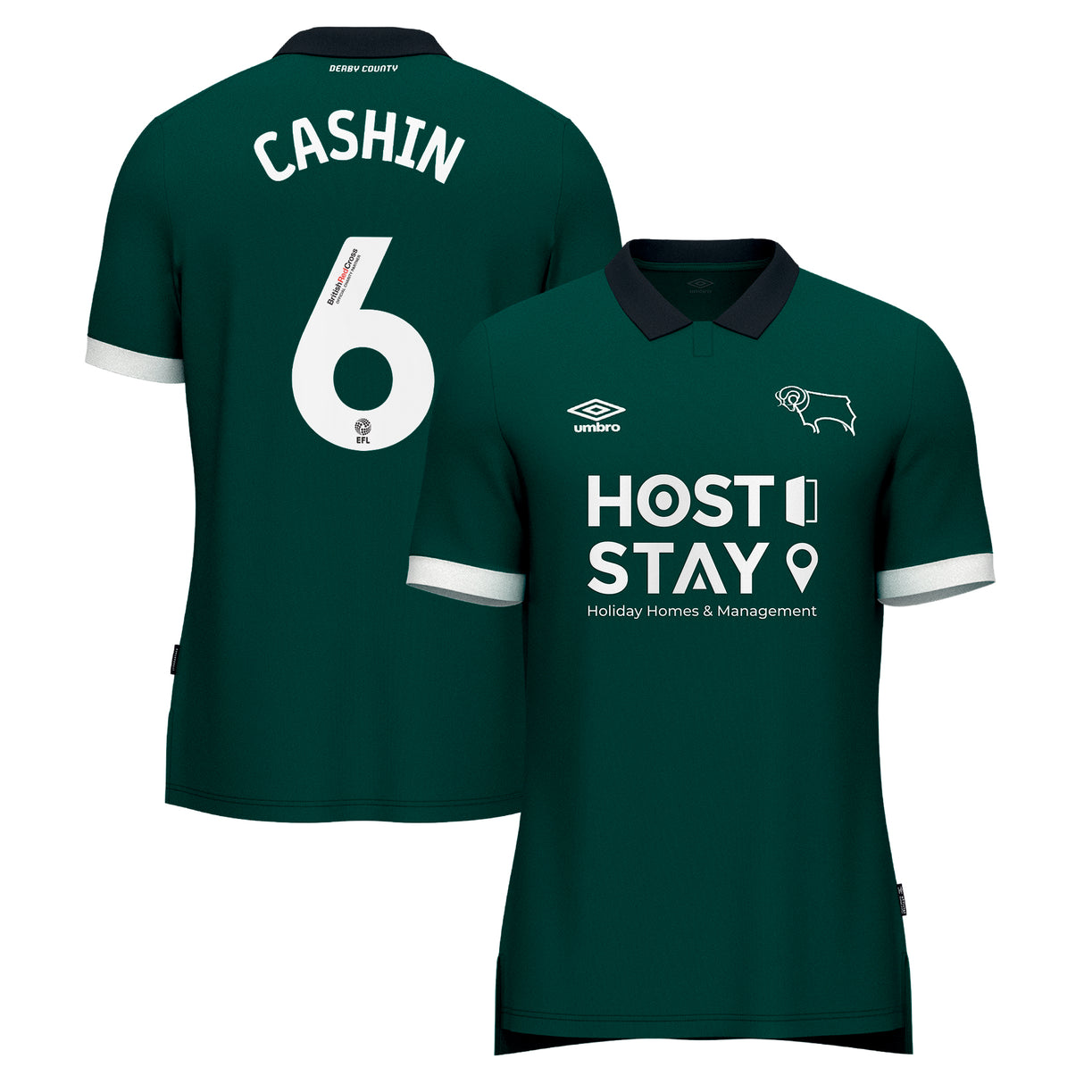 Derby County Umbro Third Shirt 2023-24 - Eiran Cashin 6