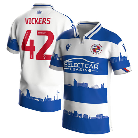 Reading Home Shirt 2023-24 - Caylan Vickers 42 - Kit Captain