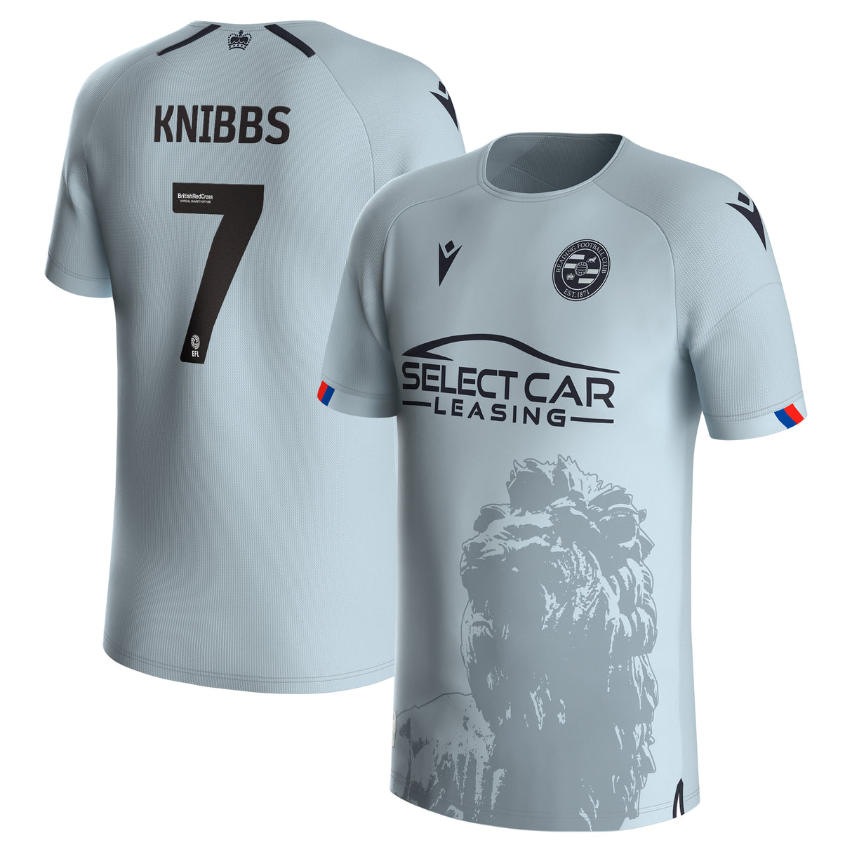 Reading Away Shirt 2023-24 - Kids - Harvey Knibbs 7 - Kit Captain