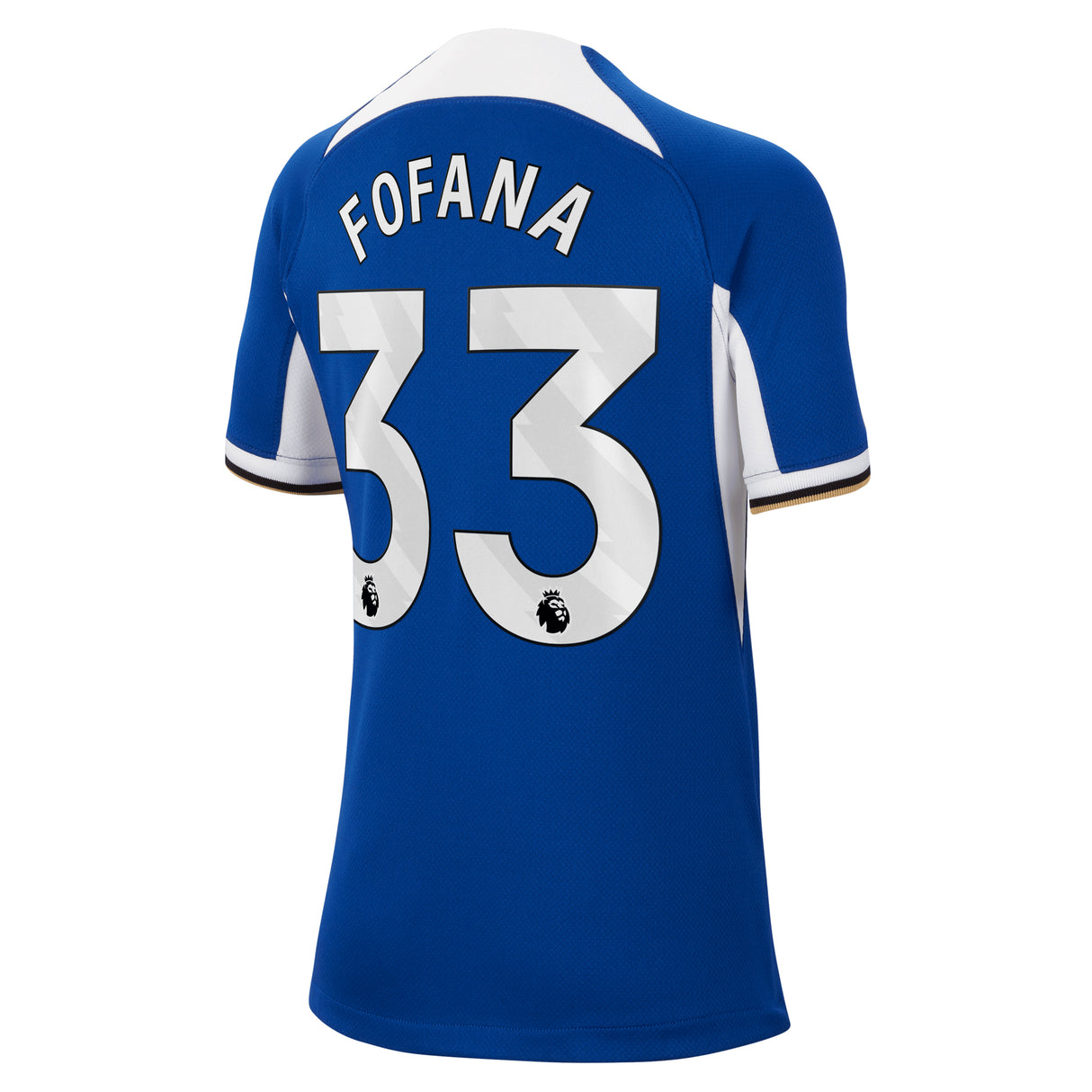 Chelsea Nike Home Stadium Sponsored Shirt 2023-24 - Kids with Fofana 33 printing