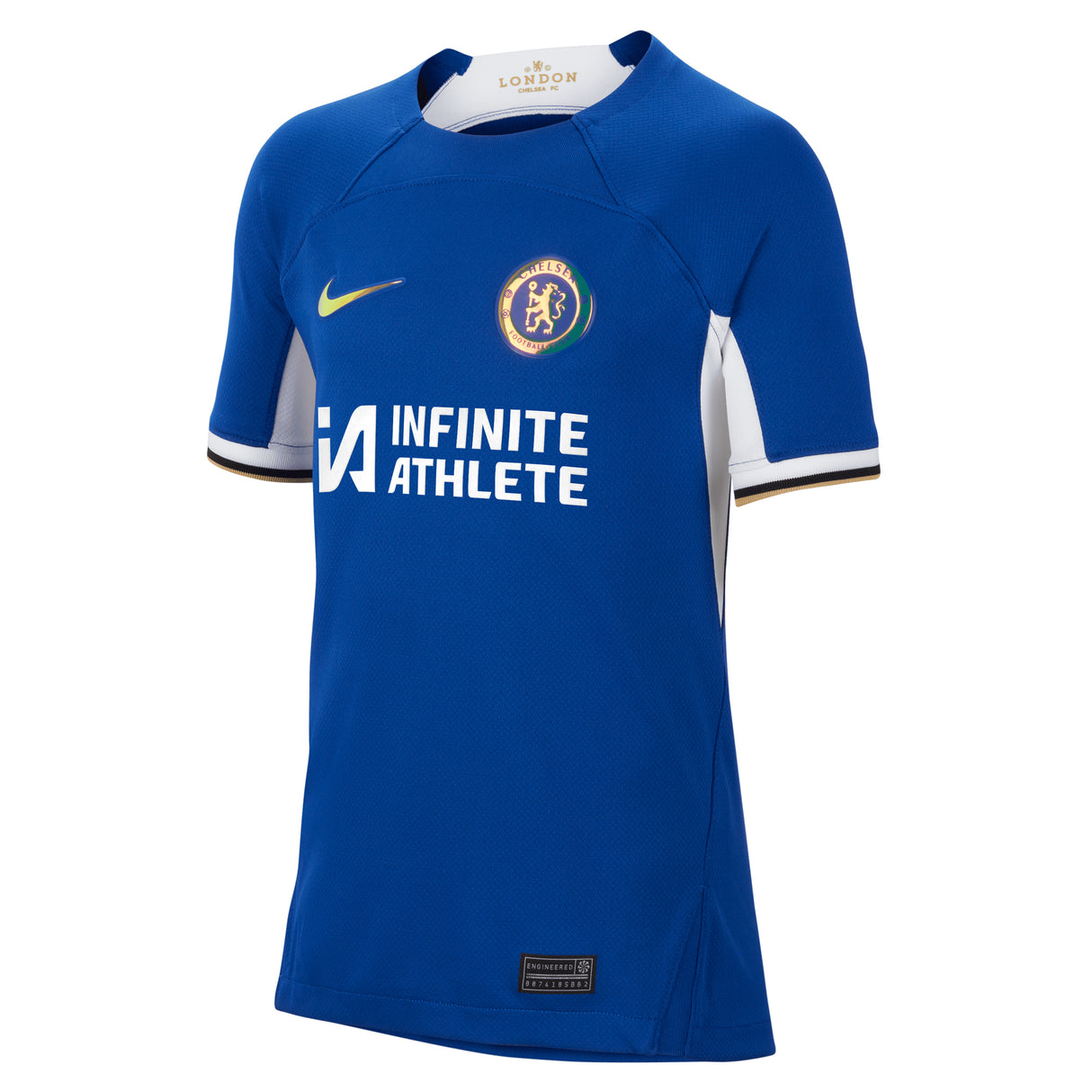 Chelsea Nike Home Stadium Sponsored Shirt 2023-24 - Kids with Sterling 7 printing