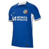 Chelsea Home Vapor Match Sponsored Shirt 2023-24 with Lavia 45 printing - Kit Captain