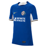 Chelsea Nike Home Stadium Sponsored Shirt 2023-24 - Kids with T. Silva 6 printing