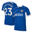 Chelsea Home Vapor Match Sponsored Shirt 2023-24 with Gallagher 23 printing - Kit Captain