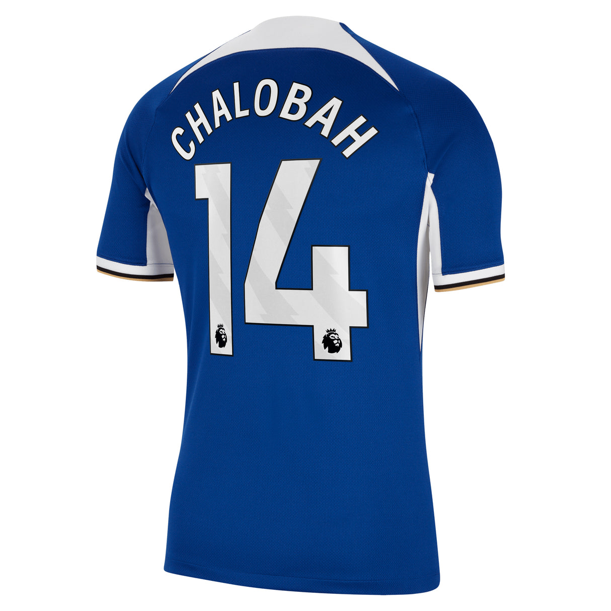 Chelsea Nike Home Stadium Sponsored Shirt 2023-24 with Chalobah 14 printing