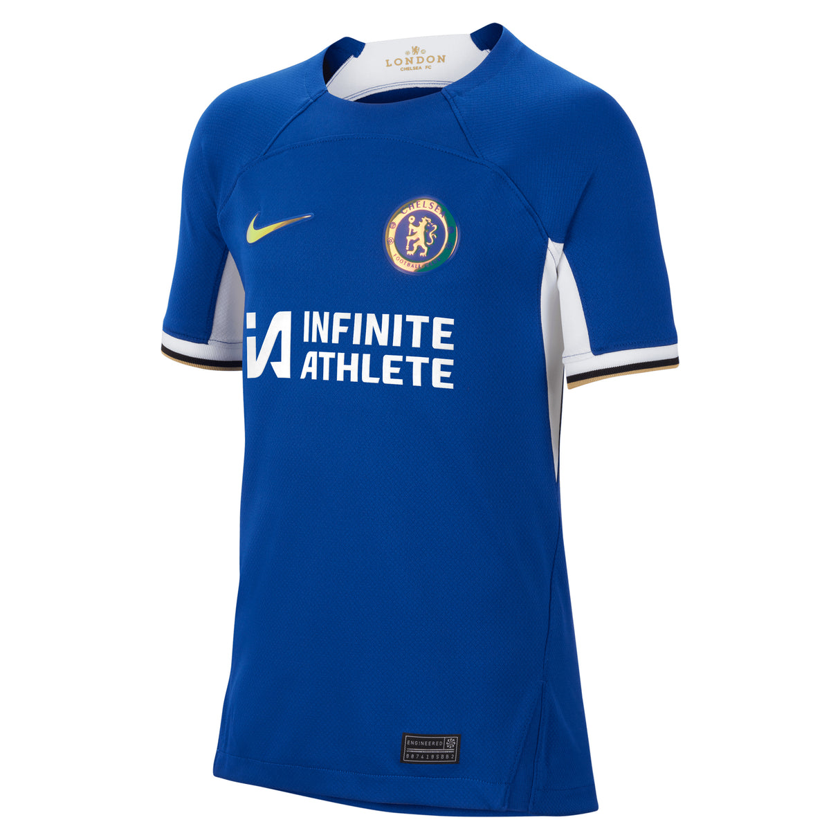 Chelsea WSL Nike Home Stadium Sponsored Shirt 2023-24 - Kids with Čanković 28 printing