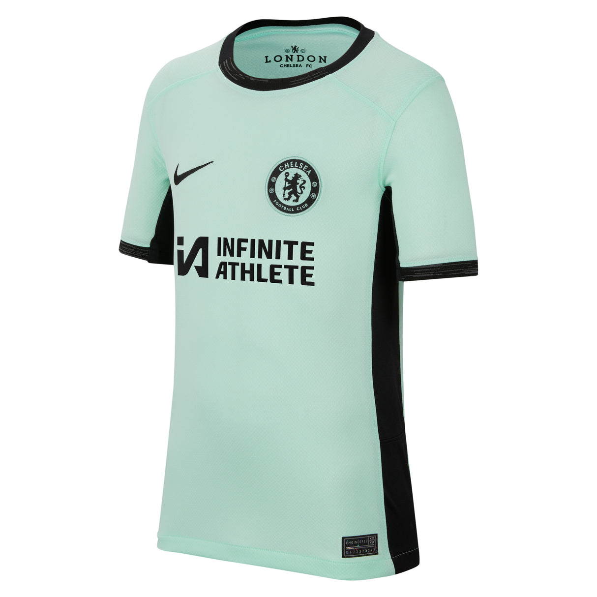 Chelsea WSL Third Stadium Sponsored Shirt 2023-24 - Kids with Nüsken 6  printing - Kit Captain