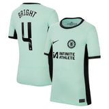 Chelsea WSL Third Stadium Sponsored Shirt 2023-24 - Kids with Bright 4  printing - Kit Captain