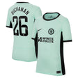 Chelsea WSL Third Stadium Sponsored Shirt 2023-24 - Kids with Buchanan 26  printing - Kit Captain