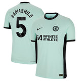 Chelsea Third Vapor Match Sponsored Shirt 2023-24 with Badiashile 5 printing - Kit Captain