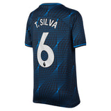 Chelsea Nike Away Stadium Sponsored Shirt 2023-24 - Kids with Silva 6 printing