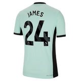 Chelsea Third Vapor Match Sponsored Shirt 2023-24 with James 24 printing - Kit Captain