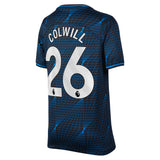 Chelsea Nike Away Stadium Sponsored Shirt 2023-24 - Kids with Colwill 26 printing