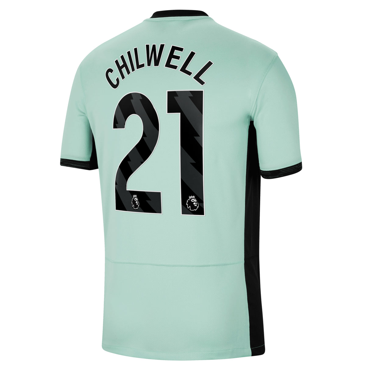 Chelsea Nike Third Stadium Sponsored Shirt 2023-24 with Chilwell 21 printing