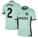 Chelsea Nike Third Stadium Sponsored Shirt 2023-24 with Disasi 2 printing