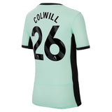 Chelsea Third Stadium Sponsored Shirt 2023-24 - Kids with Colwill 26 printing - Kit Captain