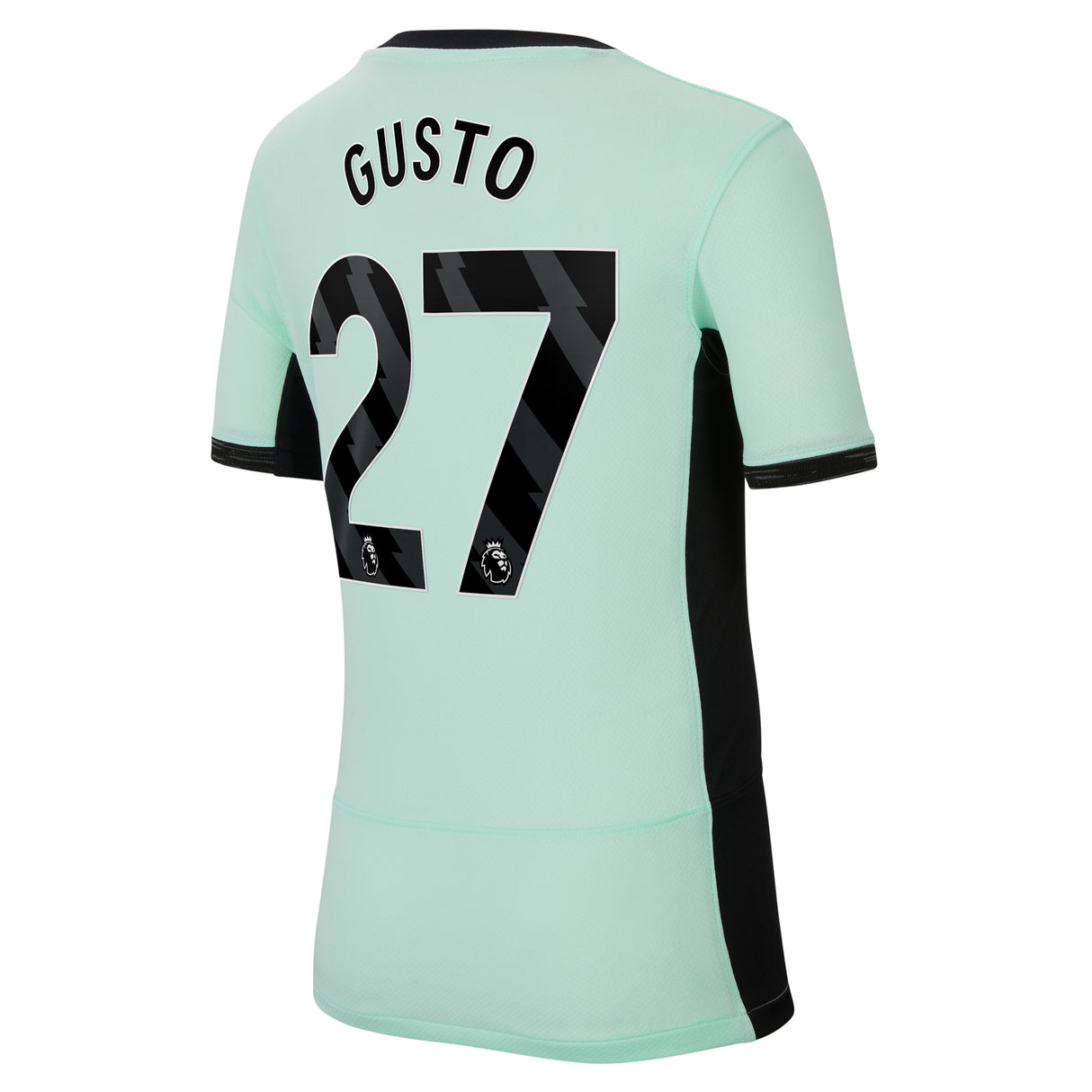 Chelsea Third Stadium Sponsored Shirt 2023-24 - Kids with Gusto 27 printing - Kit Captain