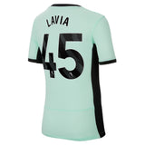 Chelsea Third Stadium Sponsored Shirt 2023-24 - Kids with Lavia 45 printing - Kit Captain