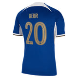 Chelsea Cup Nike Home Stadium Sponsored Shirt 2023-24 with Kerr 20 printing