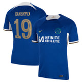 Chelsea Cup Nike Home Stadium Sponsored Shirt 2023-24 with Kaneryd 19 printing