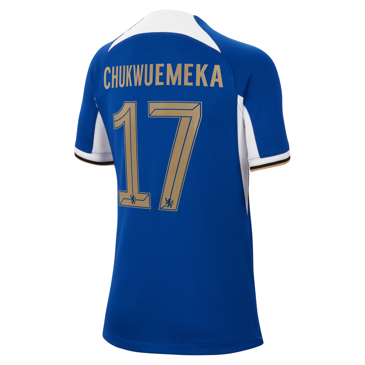 Chelsea Cup Nike Home Stadium Sponsored Shirt 2023-24 - Kids with Chukwuemeka 17 printing