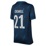 Chelsea Cup Nike Away Stadium Sponsored Shirt 2023-24 - Kids with Chilwell 21 printing